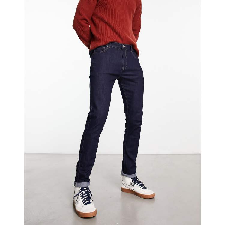 Farah Drake stretch skinny fit jeans in dark blue | ASOS