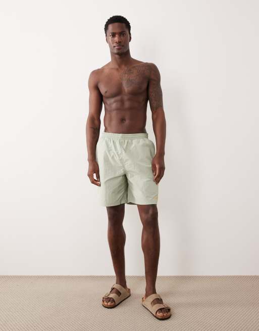 Farah - Edgar - Lysegrønne badeshorts med logo, 2 af 5