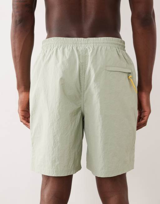 Farah - Edgar - Lysegrønne badeshorts med logo, 5 af 5