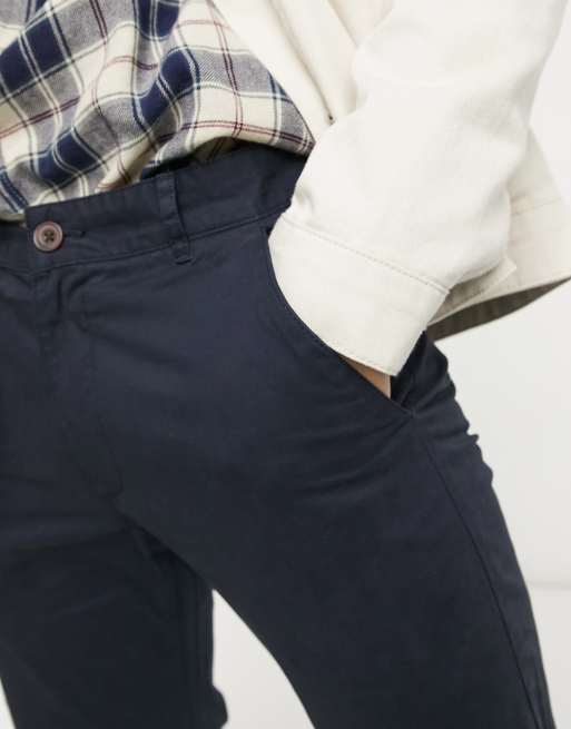 Farah - Elm - Chino in cotone blu navy , 3 di 4