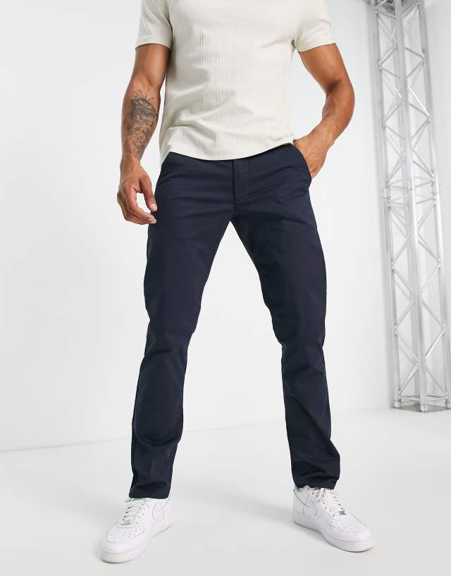 Farah Elm chino pants in navy