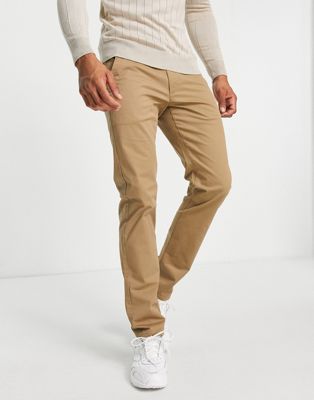 Farah Elm chino trousers in beige - ASOS Price Checker