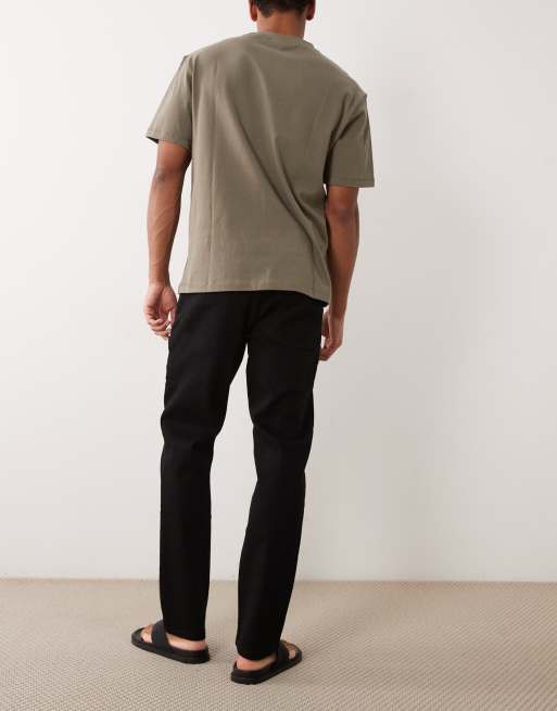 Farah – Elm – Czarne jeansy z prostymi nogawkami, 2 z 5