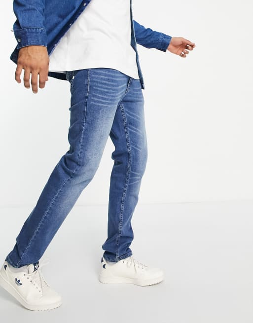 Farah - Elm - Smalle jeans met stretch en mid-wash 