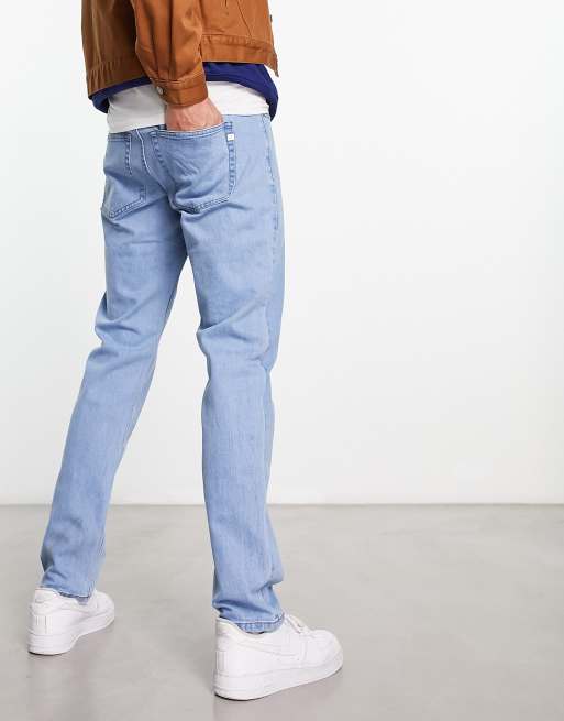 Men's Slim Fit Stretch Light Blue Jeans