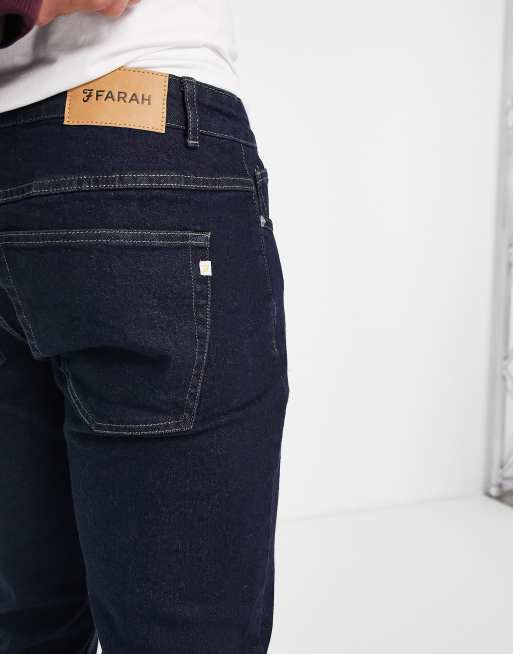 kommentator Forfærde Forfalske Farah Elm stretch slim jeans in dark wash | ASOS