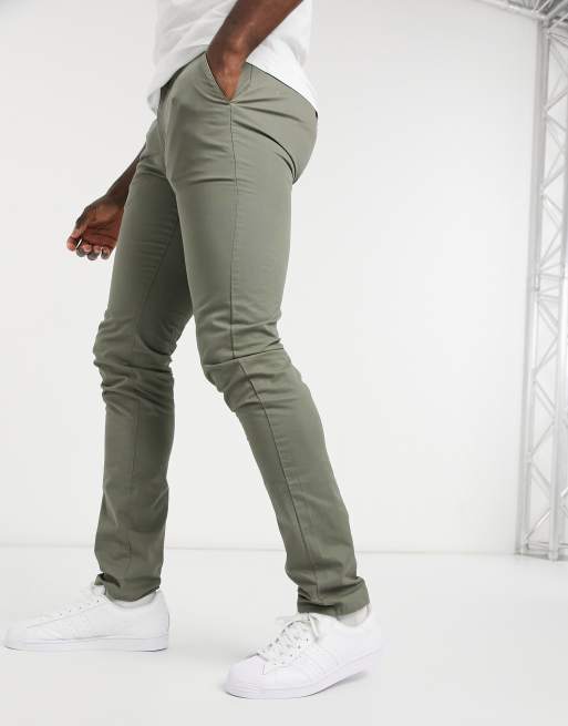 Farah Elm Tall cotton chinos in khaki - MGREEN, 4 of 4