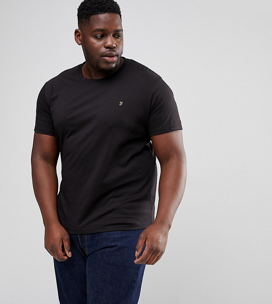 Farah Farris - Slim-fit T-shirt in zwart, exclusief bij ASOS