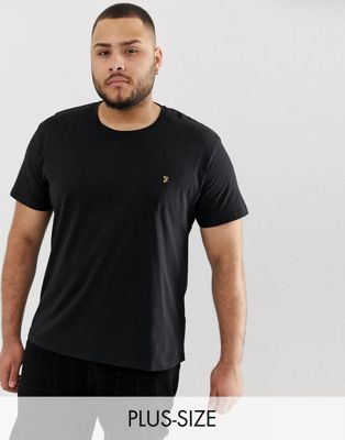 Farah - Farris - Slim-fit T-shirt in zwart