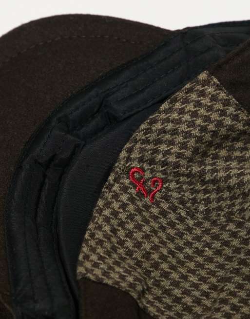 Farah flat cap in brown | ASOS