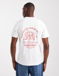 [Farah] Farah graphic t-shirt in white L WHITE
