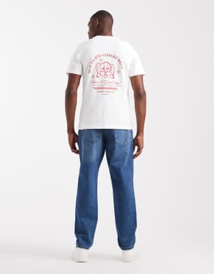 Farah Graphic T-shirt In White