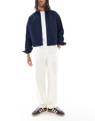 Farah Greenport Drawstring Pants In White