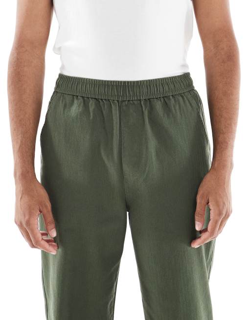 Farah – Greenport – Hose in Khaki mit Tunnelzug , 4 von 5