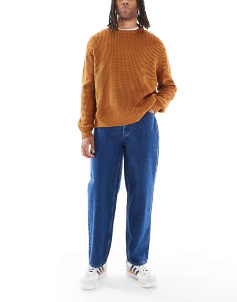 Farah greenport vintage denim jeans in mid blue wash - view 1