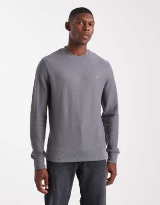 Farah Farah Grenville sweatshirt in grey