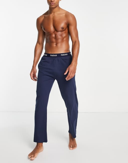 Farah - Gresham - Pantalon confort large - Bleu marine  