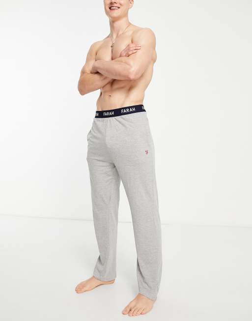 Farah - Gresham - Pantalon confort large - Gris clair