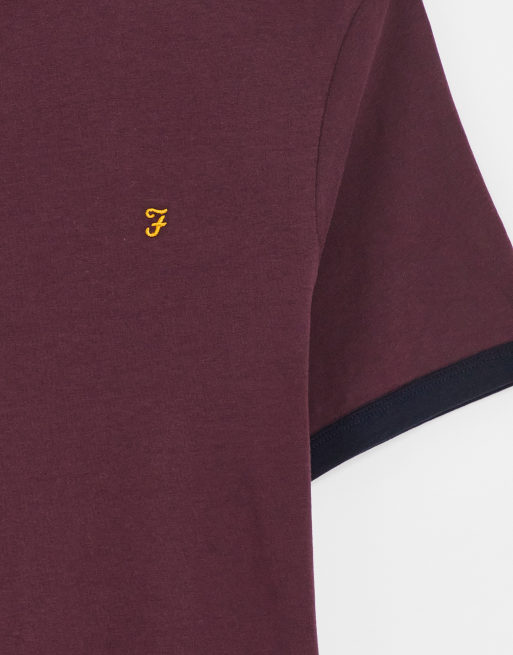 Farah - Groves - Rød ringer-t-shirt , 3 af 4
