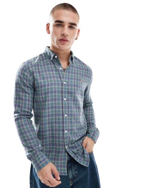 Farah - Hamilton - Camicia a maniche lunghe a quadri multicolore