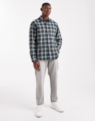 Farah Hardaker Long Sleeve Plaid Shirt In Multi