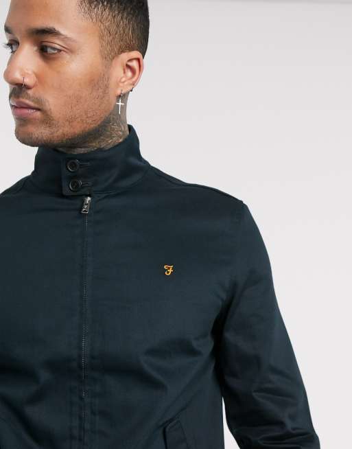 Farah Hardy harrington jacket in navy