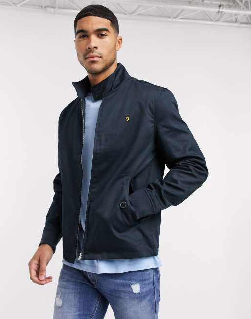 Farah Hardy harrington jacket in navy