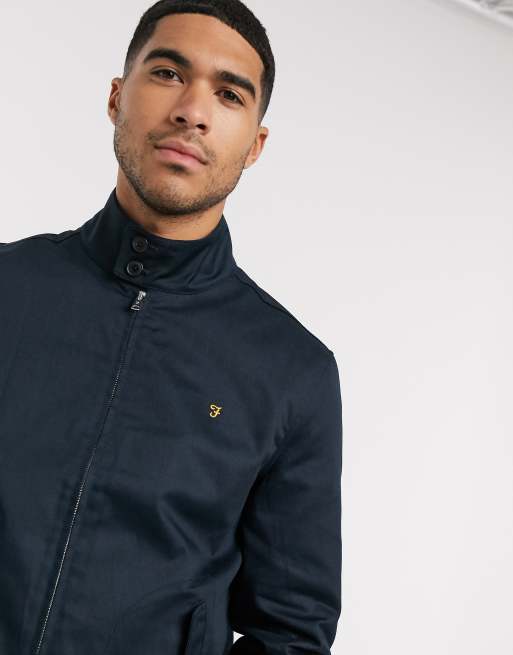 Farah Hardy harrington jacket in navy