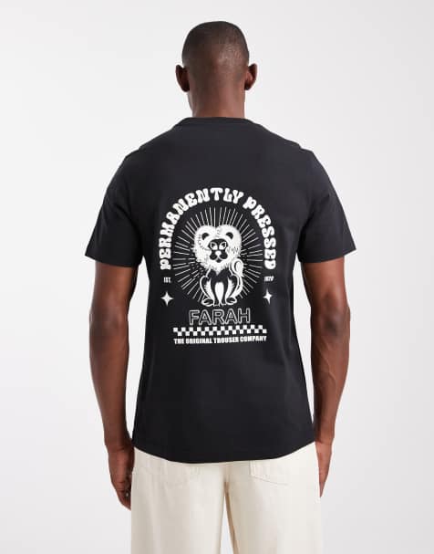 Farah - Harker - T-shirt à motif - Noir - view 1