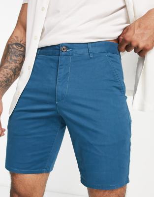 Farah Farah Hawk chino shorts in blue-Navy