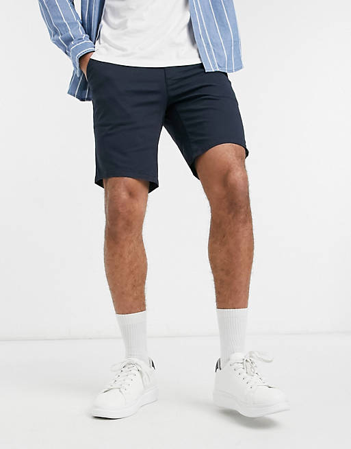 Shorts Farah Hawk organic cotton chino shorts in navy 