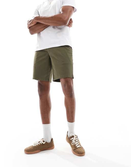Farah - Hawk - Short en sergé - Vert kaki, 3 de 5