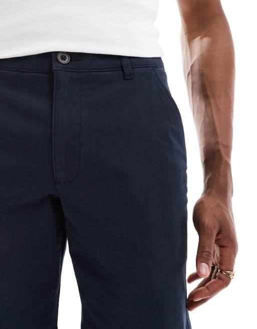 Farah hawk twill shorts in navy, 4 of 5