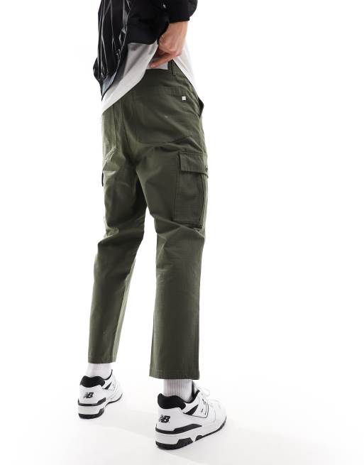 Mens cropped tapered sales pants