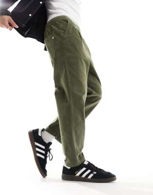 Carhartt WIP Landon loose tapered corduroy pants in green