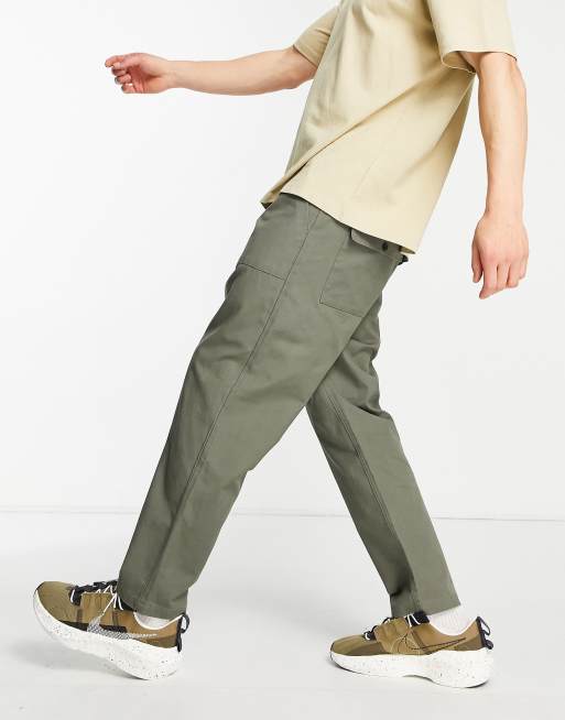 Farah Hawtin loose fit pants in khaki 