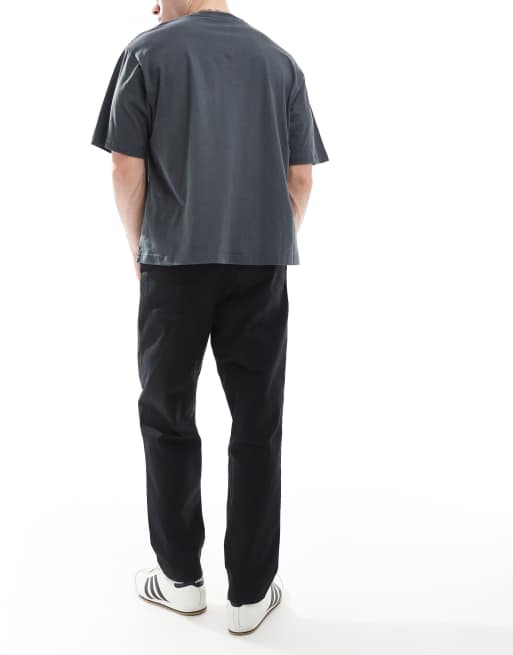 Farah - Hawtin - Pantaloni affusolati neri in tela, 4 di 5