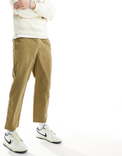 Farah hawtin technical relaxed tapered pants in beige | ASOS