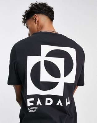 Homme Farah - Heads - T-shirt à imprimé graphique - Noir