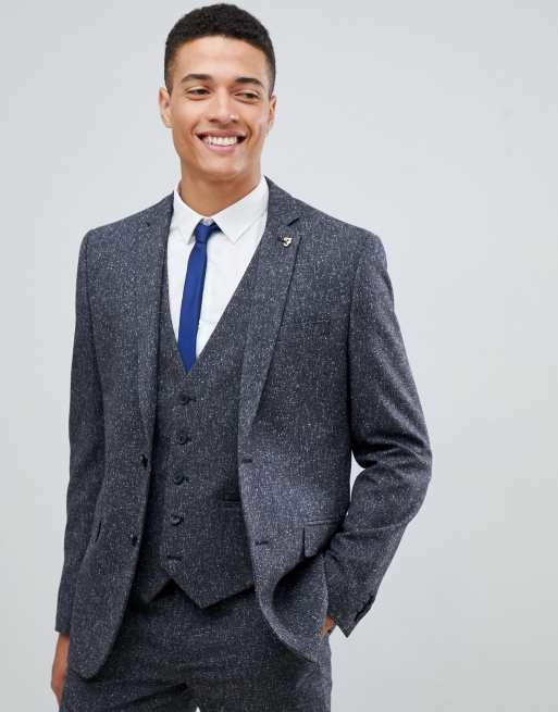 Farah Henderson Fleck slim fit suit jacket