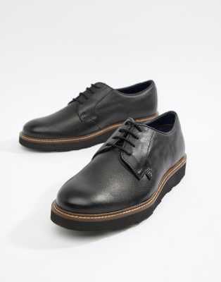 farah jeans chunky lace up shoes