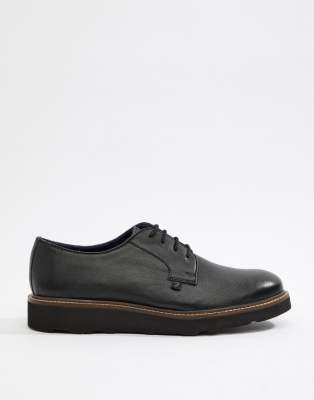 farah jeans chunky lace up shoes