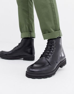 Farah Jeans Chunky Military Lace Up 
