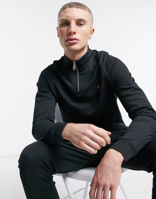 Farah half 2025 zip sweatshirt