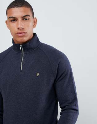 farah quarter zip sweatshirt