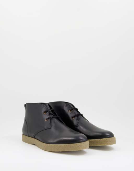 Farah - Jonah - Bottines chukka en cuir - Noir