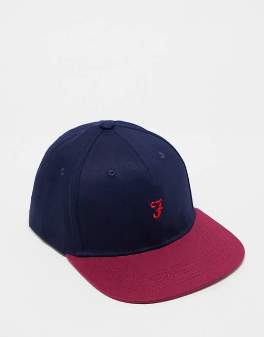 Farah – Kappe mit Logo in Marineblau