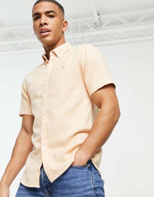 Farah - Kreo - Camicia slim fit a maniche corte