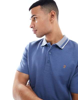 Farah Levy Polo In Blue