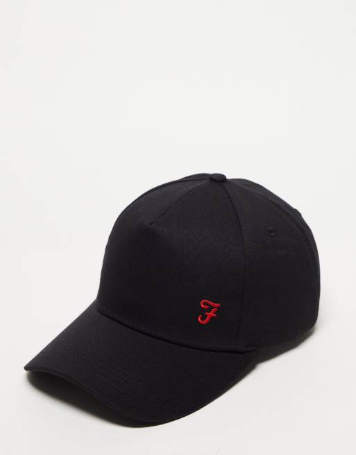 Farah logo baseball cap in black